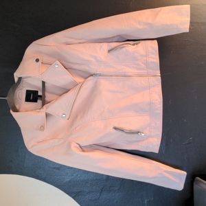 Faux Leather Moto Jacket